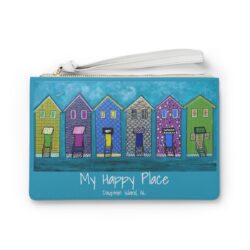 Dauphin Island - My Happy Place!  Clutch Bag