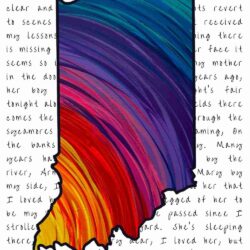 Indiana, On the Banks of the Wabash, Far Away Print